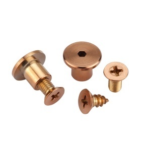 COPPER 8 BOLTS,NUTS,4XCSK W/SCREWS 13MM      